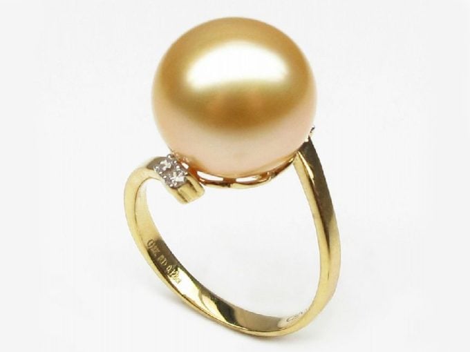 Salomon South Sea Pearl and Diamond Ring