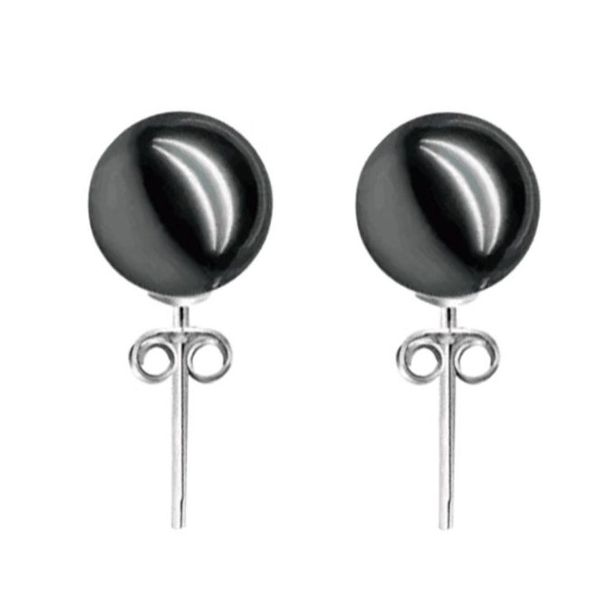 8-9 mm Tahitian Pearl Stud Earrings AA+