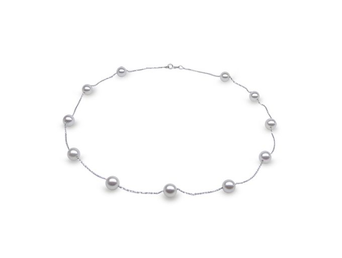 White South Sea Tincup Pearl Hana Necklace