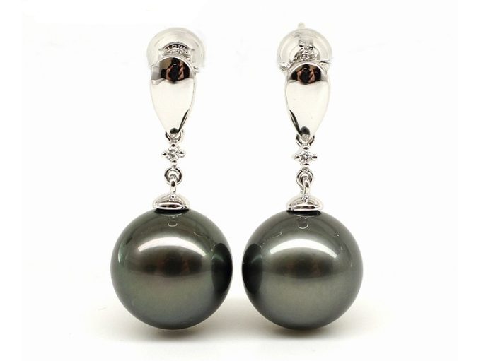 Saturnin Tahitian Pearl Earrings