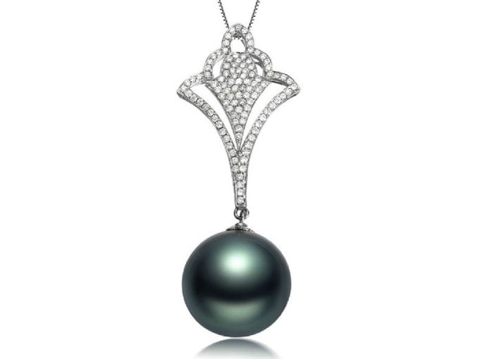 Tahitian Pearl Cassidy Pendant Sterling Silver
