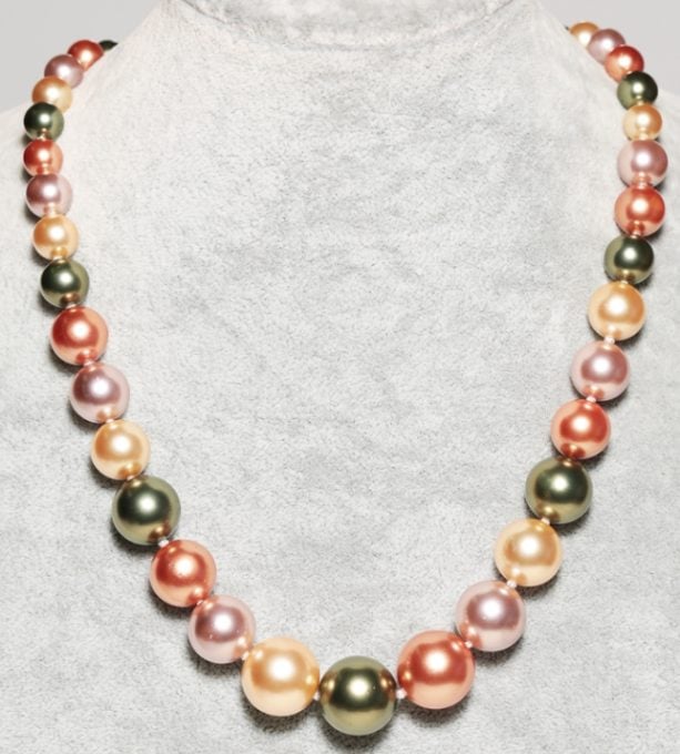 Tahitian, South Sea and Freshwater Multicolor Pearl Kendra Necklace