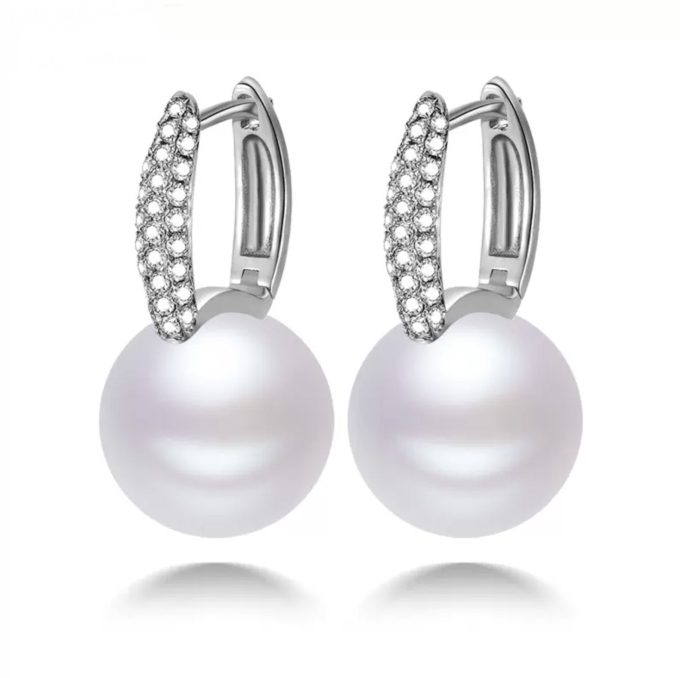 14K/18K Gold South Sea Pearl and Diamond Londyn Earrings