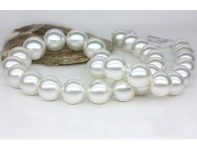 12-15 mm White South Sea Pearl Necklace