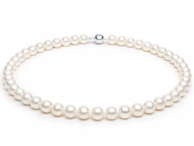 10-12 mm White South Sea Pearl Macy Necklace A+