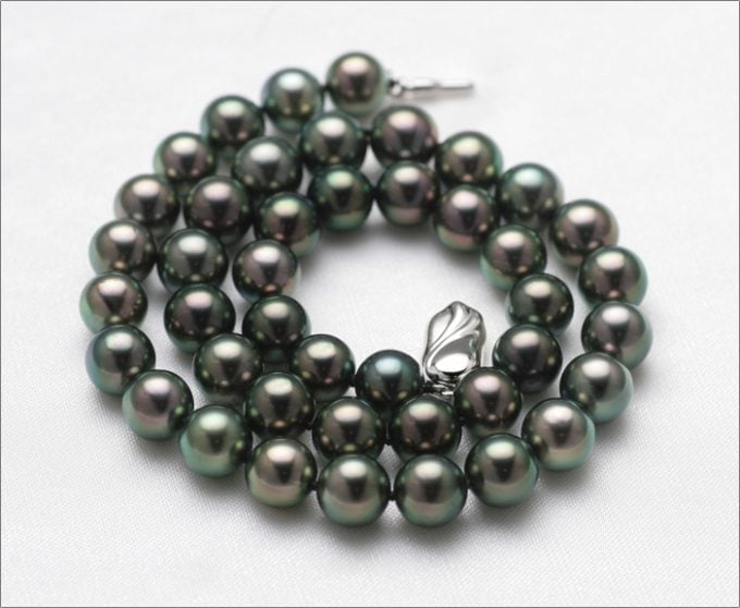 9-11 mm Tahitian Black Pearl Charley Strands AA+