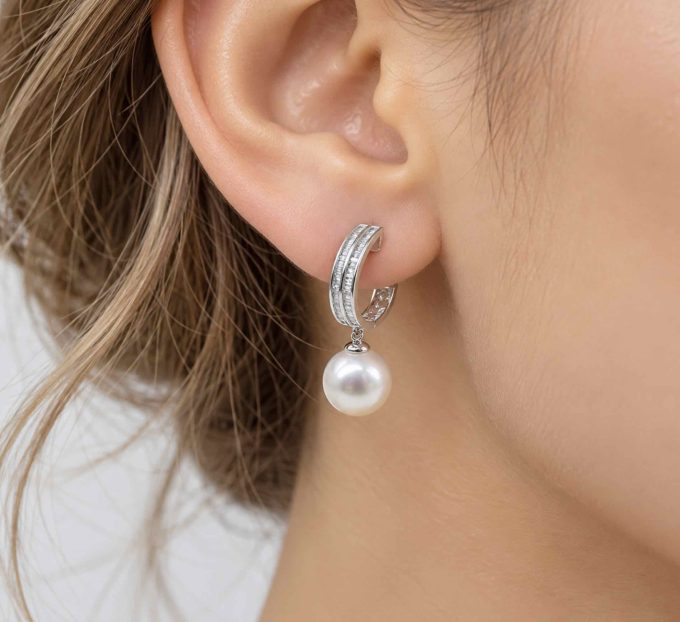 14K Gold South Sea Pearl Janet Earrings