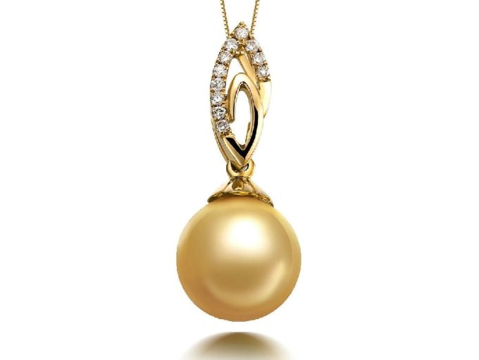 Felix South Sea Pearl and Diamond Pendant