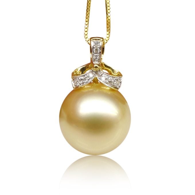 Emma South Sea Pearl and Diamond Pendant