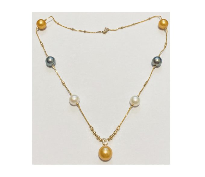 South Sea and Tahitian Pearl Galilea Necklace