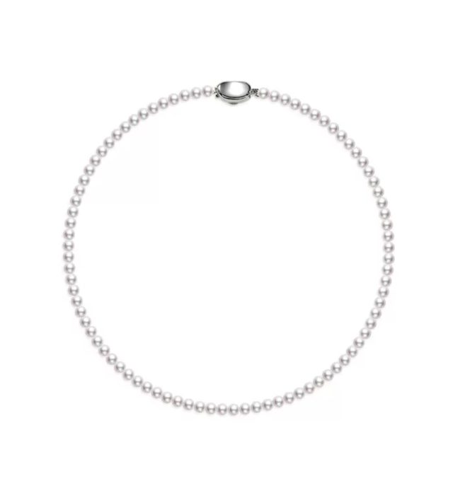 6.5-7 mm White Akoya Pearl Strand AA+ Quality