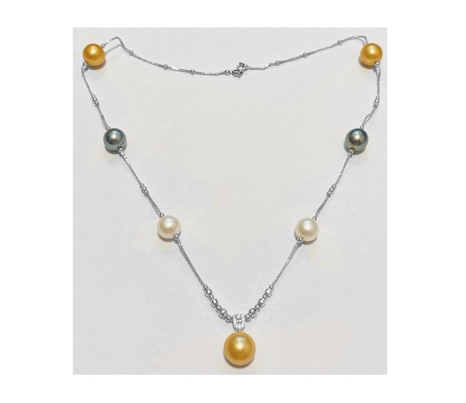 South Sea and Tahitian Pearl Galilea Necklace