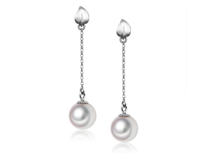 Emmanuel Akoya Pearl Earrings 14K/18K Gold