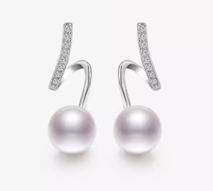 South Sea Pearl and Diamond Maleah Earrings