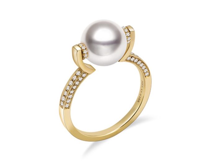 South Sea Pearl and Diamond Adalyn Ring