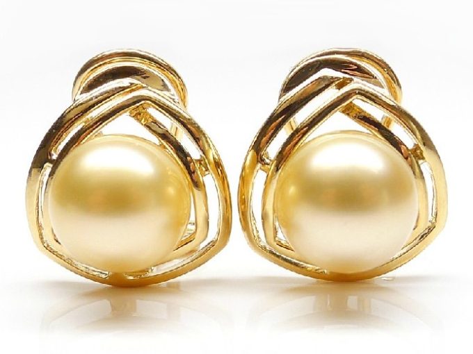 Lilou South Sea Pearl Earrings 14K/18K Gold