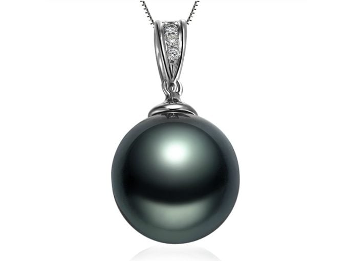 Ferdinand Tahitian Pearl and Diamond Pendant