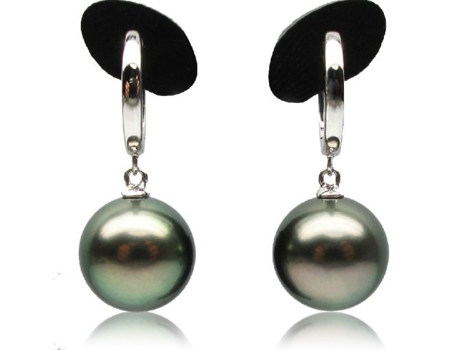 Black Tahitian Pearl Zaniyah Earrings