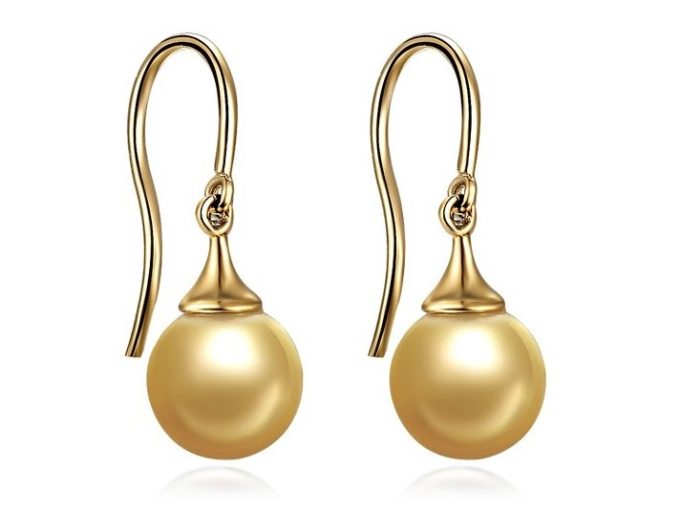 Natacha South Sea Pearl Earrings 14K/18K Gold