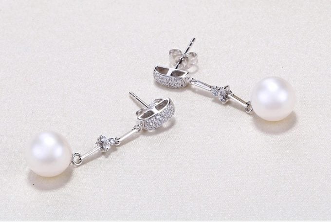 South Sea Pearl and Diamond Kaiya Earrings