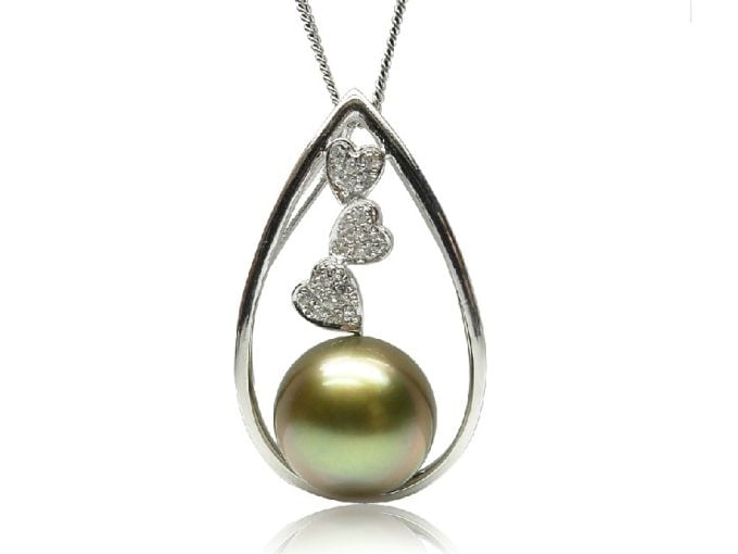 Lindsay Black Tahitian Pearl Pendant