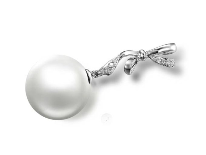 Arno Akoya Pearl and Diamond Pendant