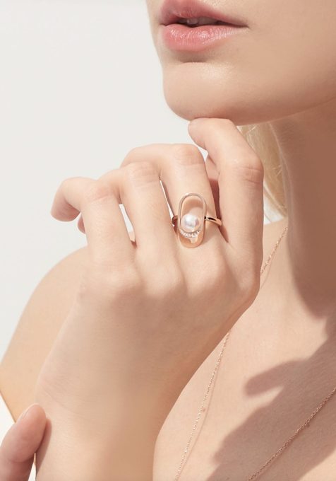 Azura South Sea Pearl and Diamond Ring