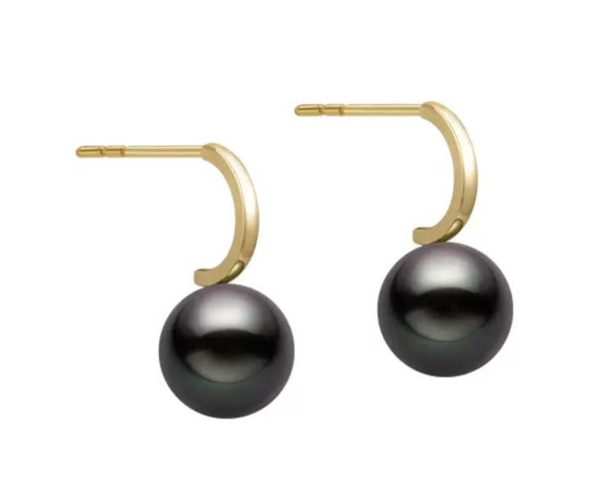 Eunice Tahitian Pearl Earrings 14K Gold