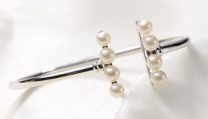 Akoya Pearl Freyja Bangle Bracelet