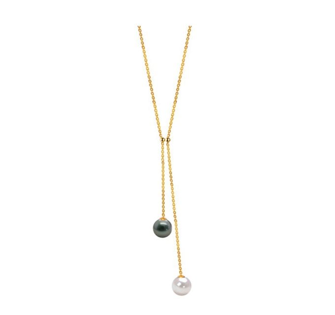 Tahitian and South Sea Pearl Flora Necklace