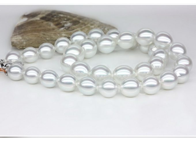 10-14 mm White Drop South Sea Pearl Necklace