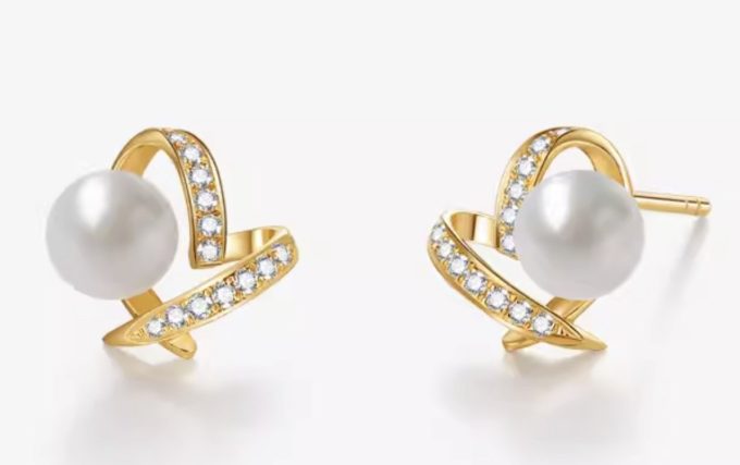 South Sea Pearl and Diamond Luella Earrings