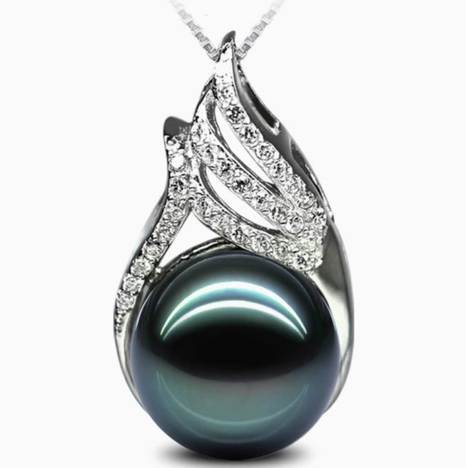 14K Gold Tahitian Pearl Kamryn Pendant