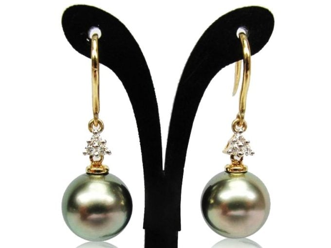 Tahitian Pearl Diamond Kinslee Dangling
