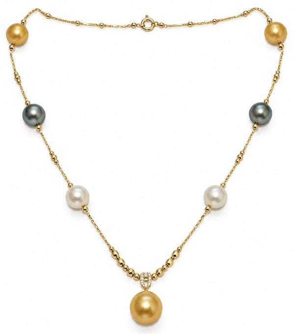 South Sea and Tahitian Pearl Galilea Necklace