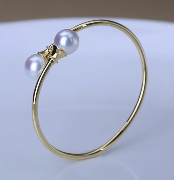 South Sea Pearl Romina Bangle Bracelet