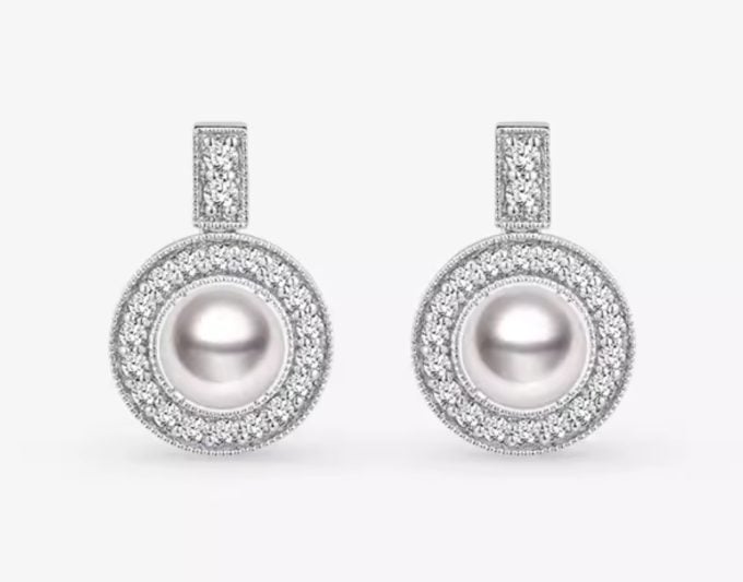 14K/18K Gold South Sea Pearl and Diamond Rylan Earrings