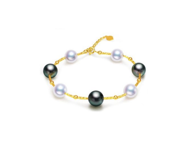 Tahitian Pearl Adley Bracelet 18kt Gold