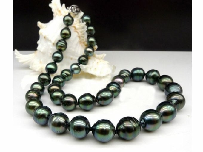 9-12 mm Baroque Tahitian Pearl Leilany Necklace