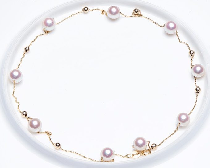 Akoya Pearl Jamie Necklace 18K Gold