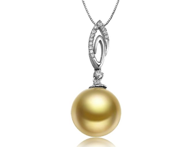 Barton South Sea Pearl and Diamond Pendant