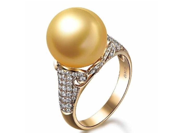 Ravina South Sea Pearl and Diamond Ring