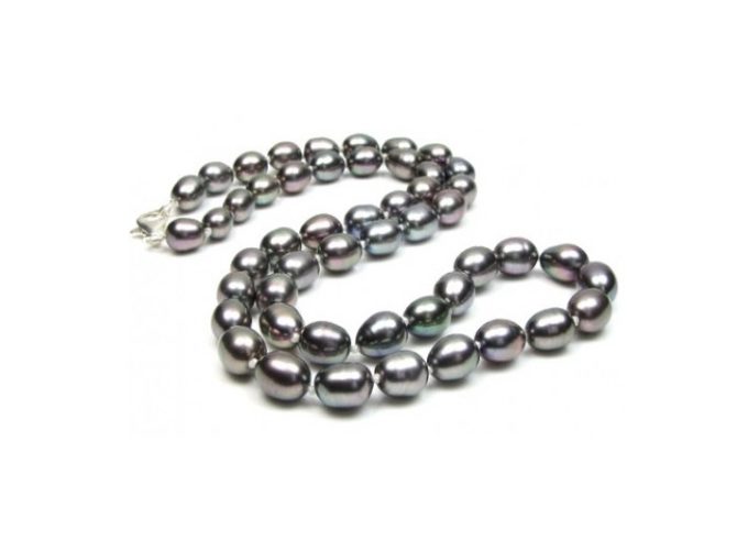 Black Drop Freshwater Pearl Bellamy Necklace