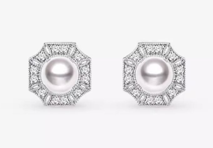 14K/18K Gold South Sea Pearl and Diamond Paola Earrings