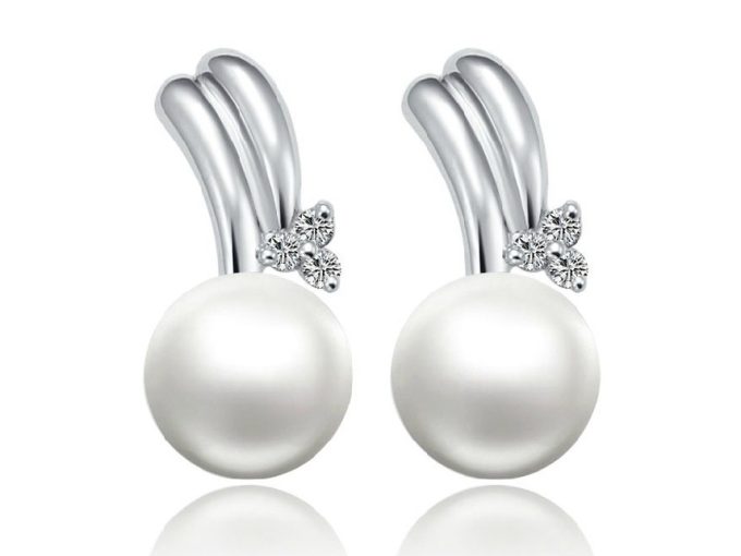 Aurelia South Sea Pearl and Diamond Earrings