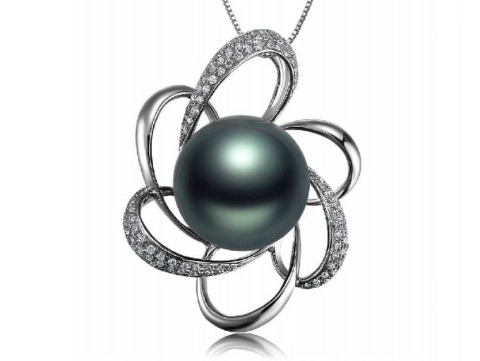 Tahitian Pearl Lyric Pendant