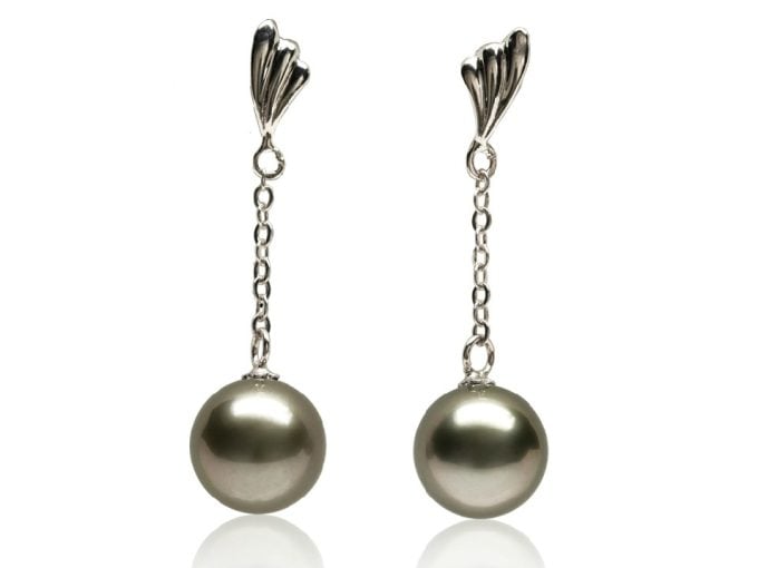 Yasmine Tahitian Pearl Stud Earrings