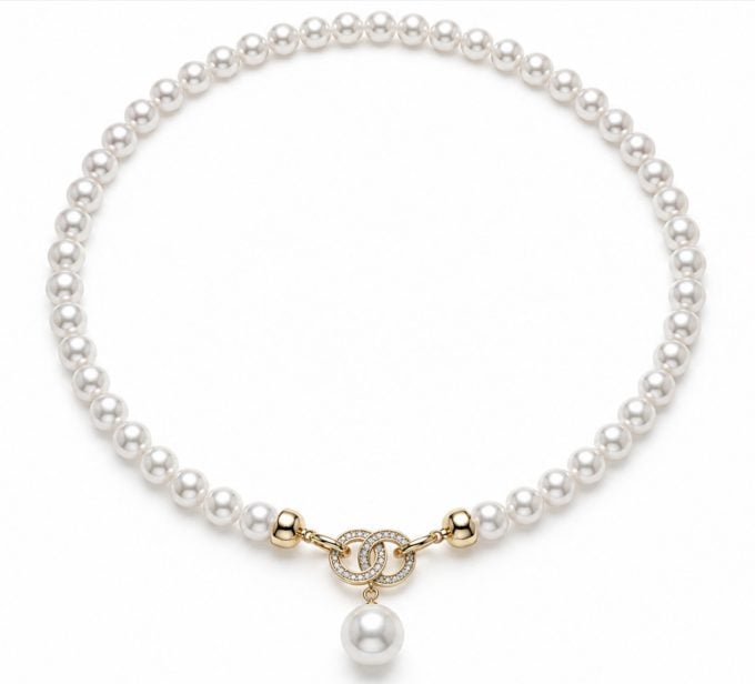 White Akoya and South Sea Pearl Everleigh Strand