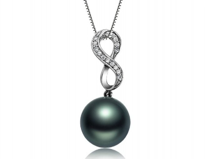 Black Tahitian Pearl Jennifer Pendant