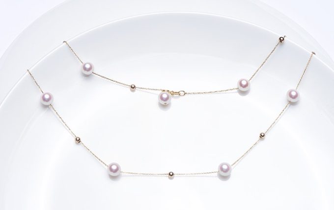 Akoya Pearl Jamie Necklace 18K Gold